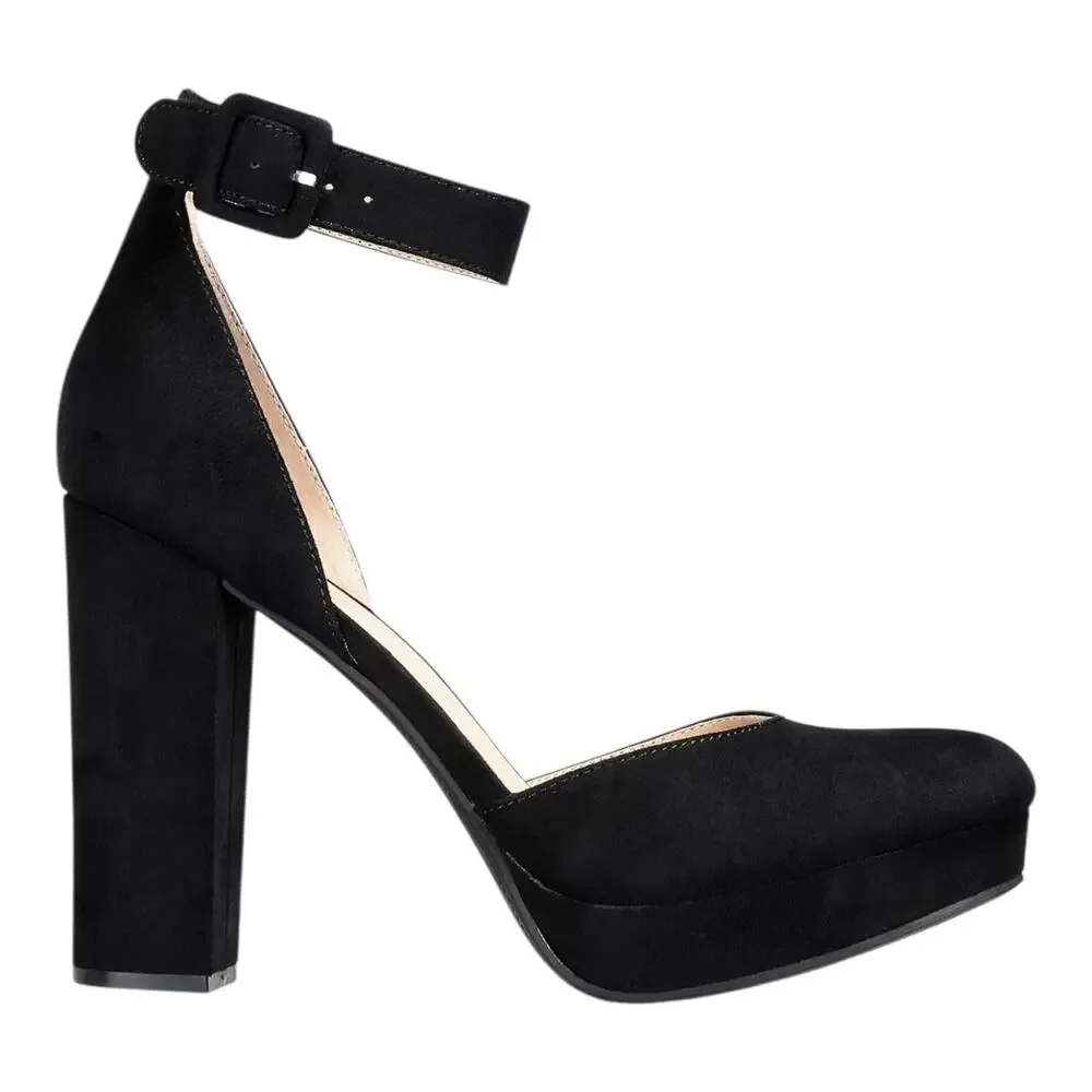 Sun + Stone Womens Estrella High Heel Platform Pumps Black Size 8 1/2 W